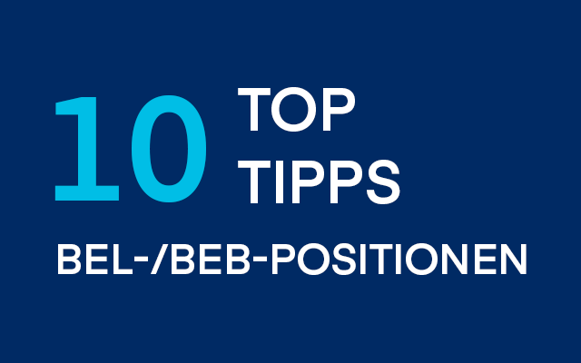 Top Tipps BEL/BEB