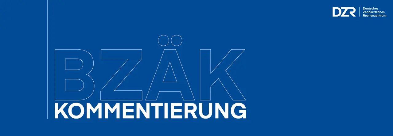 BZÄK Kommentierung