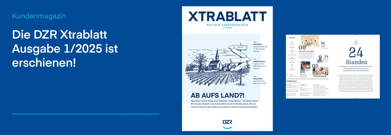 Headerbild für das DZR Xtrablatt Ausgabe 01/2025.